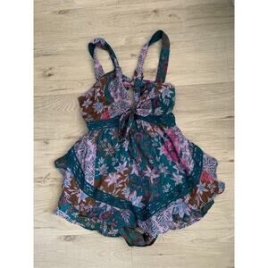 Free People Bali Oletta Romper Size M